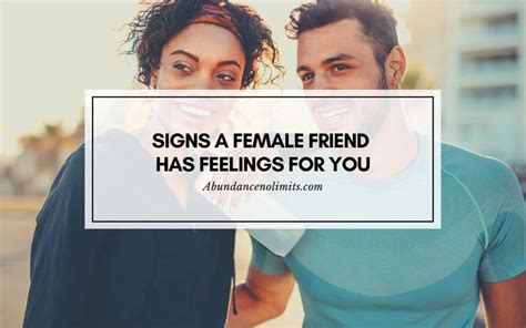 Can a female friend develop feelings?