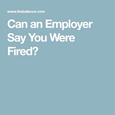 Can a former employer say you were fired in California?