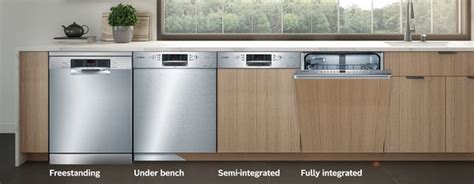 Can a freestanding dishwasher go under bench?