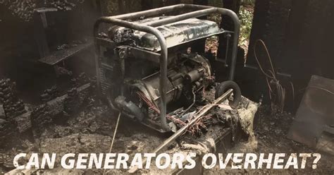 Can a generator overheat in the sun?