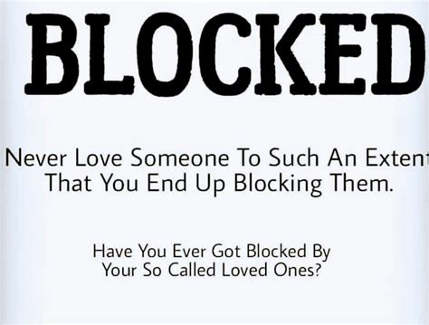 Can a girl block you and still love you?