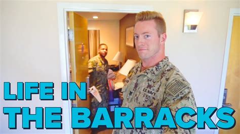 Can a girlfriend live in the barracks?