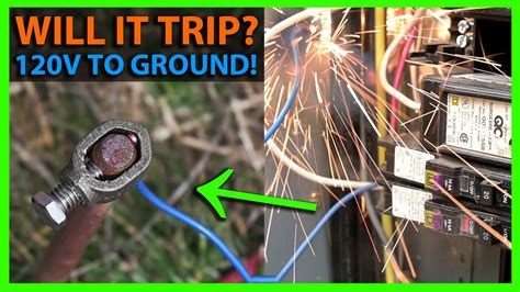 Can a ground cause a breaker to trip?