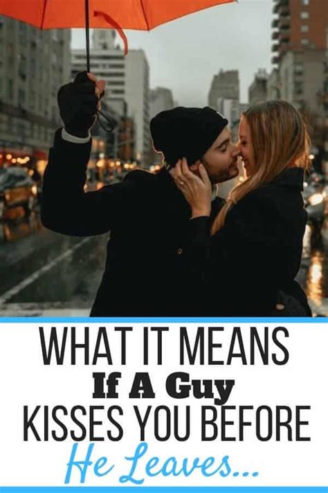 Can a guy kiss you without feelings?