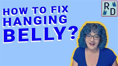 Can a hanging belly be fixed?