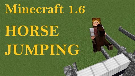 Can a horse jump 4 blocks in Minecraft?