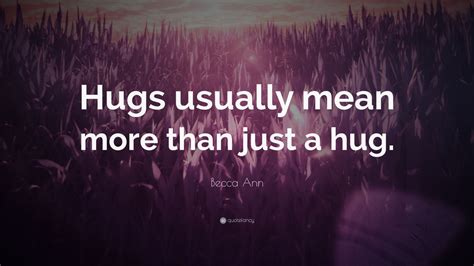 Can a hug mean more than a kiss?