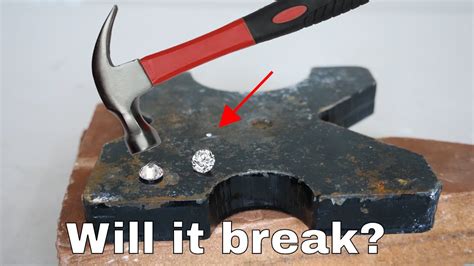 Can a knife break a diamond?