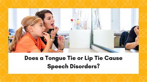 Can a long tongue affect speech?
