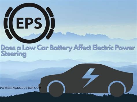 Can a low car battery affect electrics?