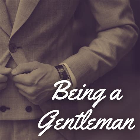Can a man be a gentleman?