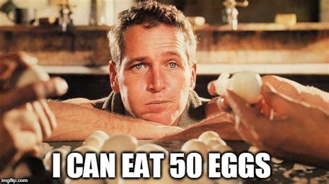 Can a man eat 50 eggs?