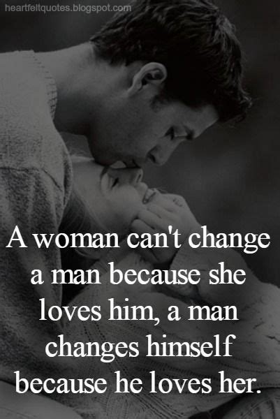 Can a man really change for a woman?