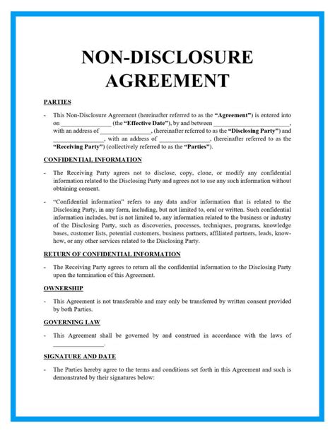 Can a non disclosure agreement be terminated?