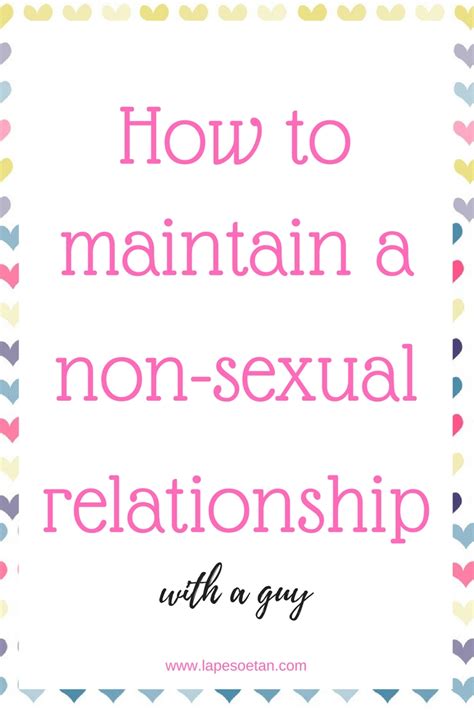 Can a non intimate relationship work?