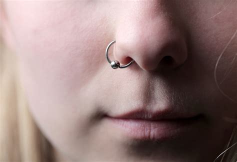 Can a nose ring heal in a month?