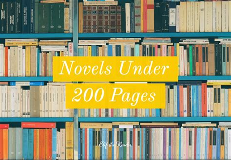Can a novel be under 200 pages?