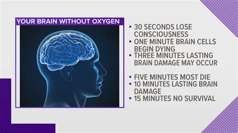 Can a person survive without oxygen for 30 minutes?