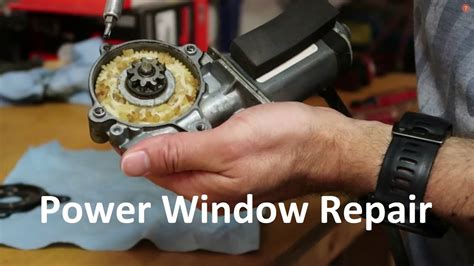 Can a power window motor be repaired?