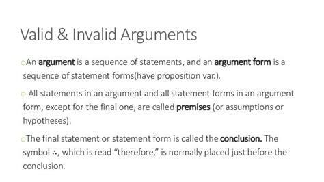 Can a proposition be valid or invalid?