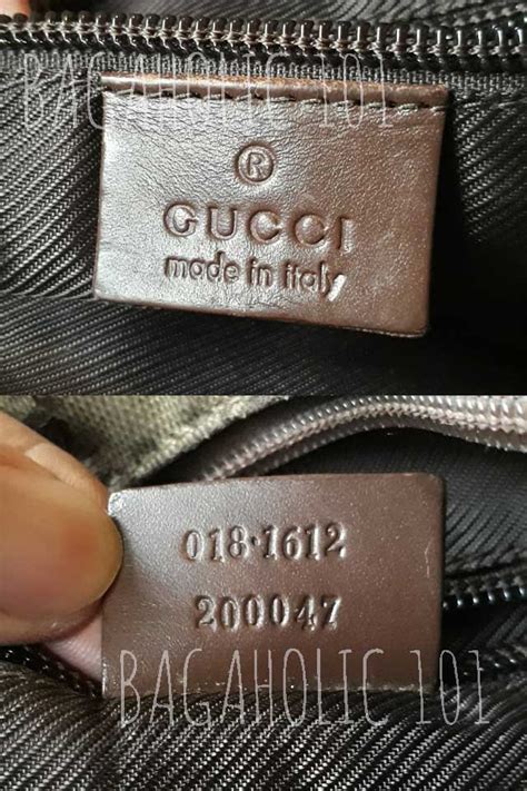 Can a real Gucci bag not have a serial number?