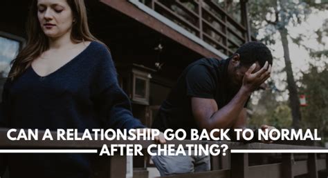 Can a relationship go back to normal after lying?
