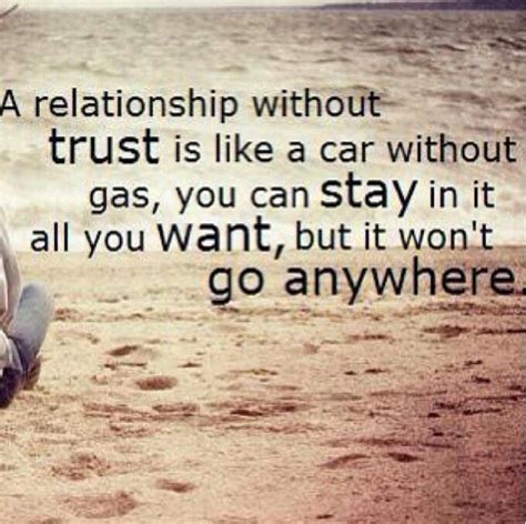 Can a relationship grow deeper without trust?