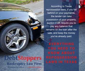 Can a repossession be reversed in Texas?