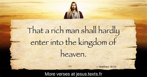 Can a rich person enter heaven?