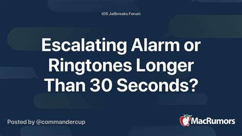 Can a ringtone be longer than 30 seconds?
