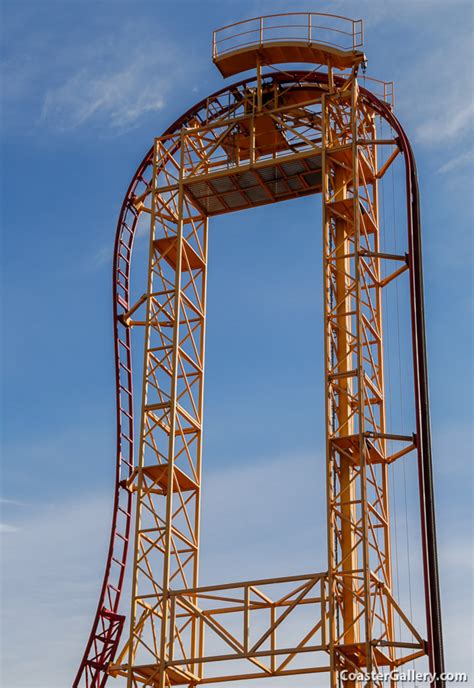 Can a roller coaster go straight down?