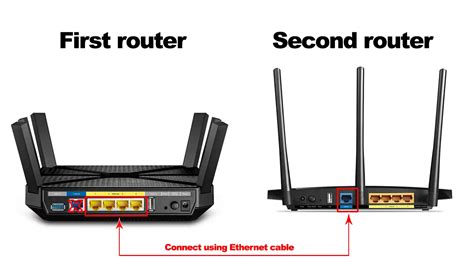 Can a router connect to another router?