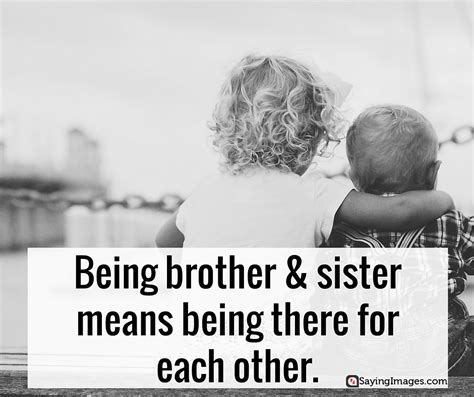 Can a sibling be a sister?