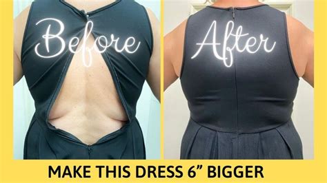 Can a small dress be made bigger?