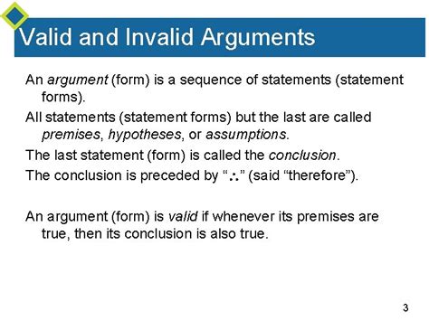 Can a statement be valid or invalid?