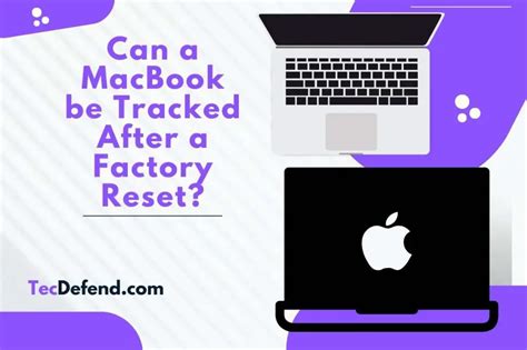 Can a stolen Macbook be tracked after factory reset?