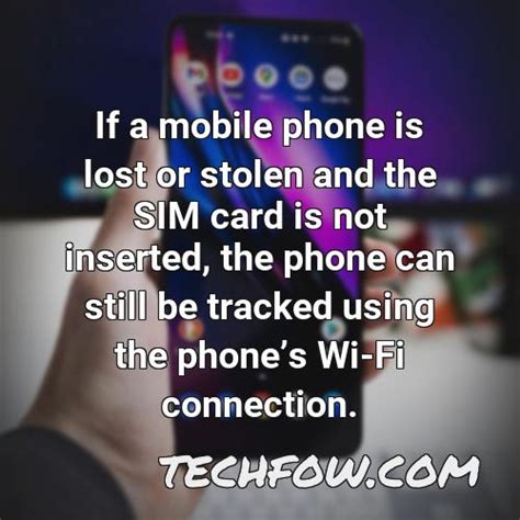 Can a stolen phone be tracked without SIM card?
