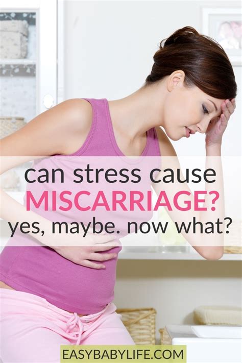 Can a stressful night cause miscarriage?