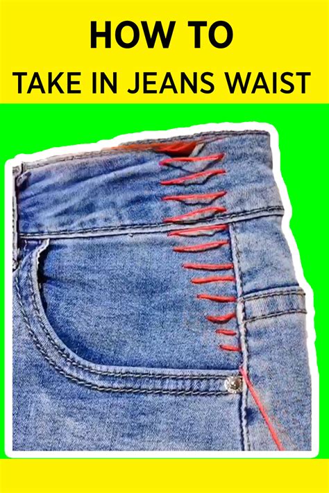 Can a tailor adjust jeans waist?