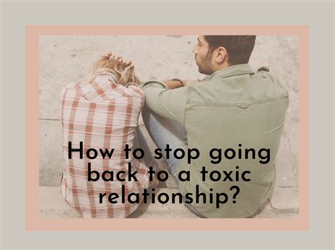 Can a toxic relationship go back to normal?