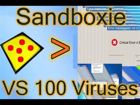 Can a virus escape Sandboxie?