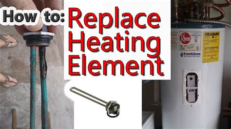 Can a water heater heating element be replaced?
