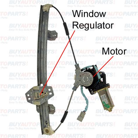 Can a window regulator motor be repaired?