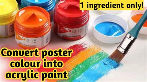 Can acrylic paint be cured?