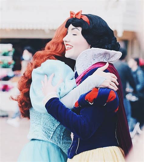 Can adults hug Disney princesses?