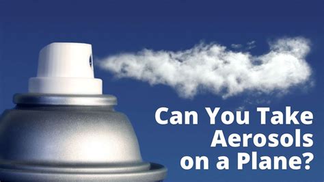 Can aerosols explode on planes?