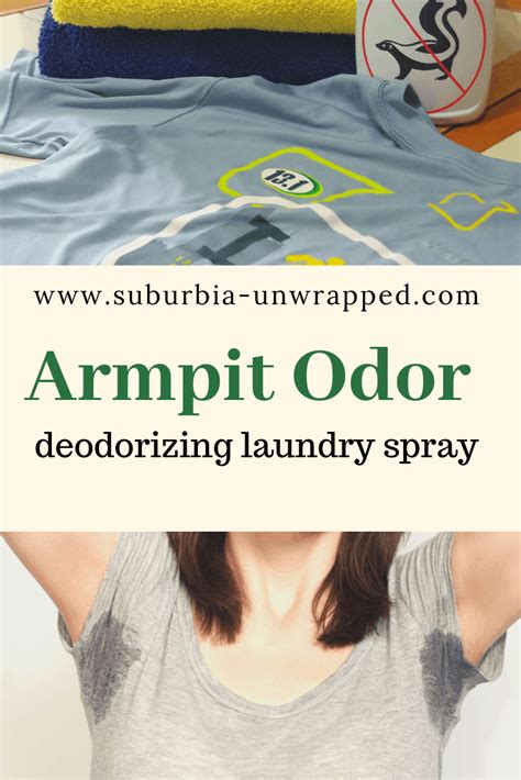 Can alcohol remove armpit odor from clothes?