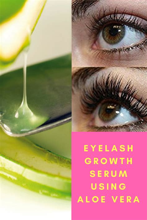 Can aloe vera grow eyelashes?
