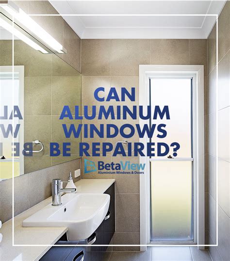 Can aluminium be repaired?