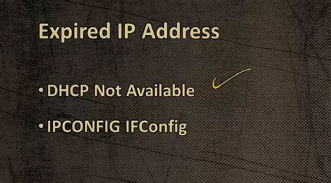 Can an IP address expire?